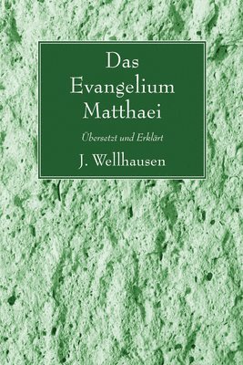 bokomslag Das Evangelium Matthaei