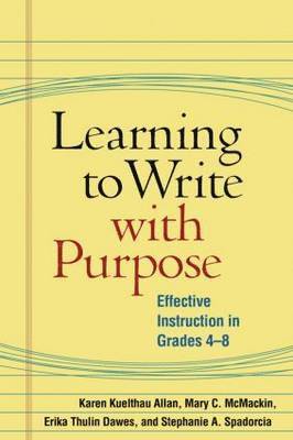 Learning to Write with Purpose 1