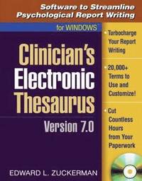 bokomslag Clinician's Electronic Thesaurus, Version 7.0 for Windows