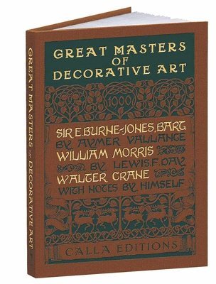 bokomslag Great Masters of Decorative Art: Burne-Jones, Morris, and Crane