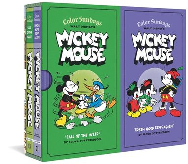 bokomslag Walt Disney's Mickey Mouse Color Sundays Gift Box Set: Call of the Wild and Robin Hood Rises Again