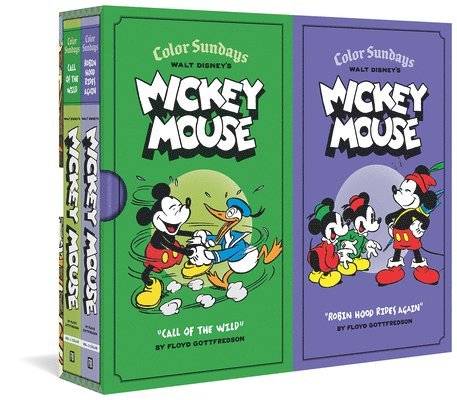 Walt Disney's Mickey Mouse Color Sundays Gift Box Set: Call of the Wild and Robin Hood Rises Again 1