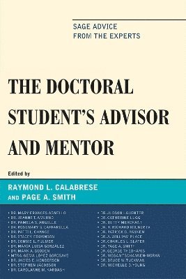 Raymond L. Calabrese, Page A. Smith - Doctoral StudentOs Advisor and Mentor, Häftad