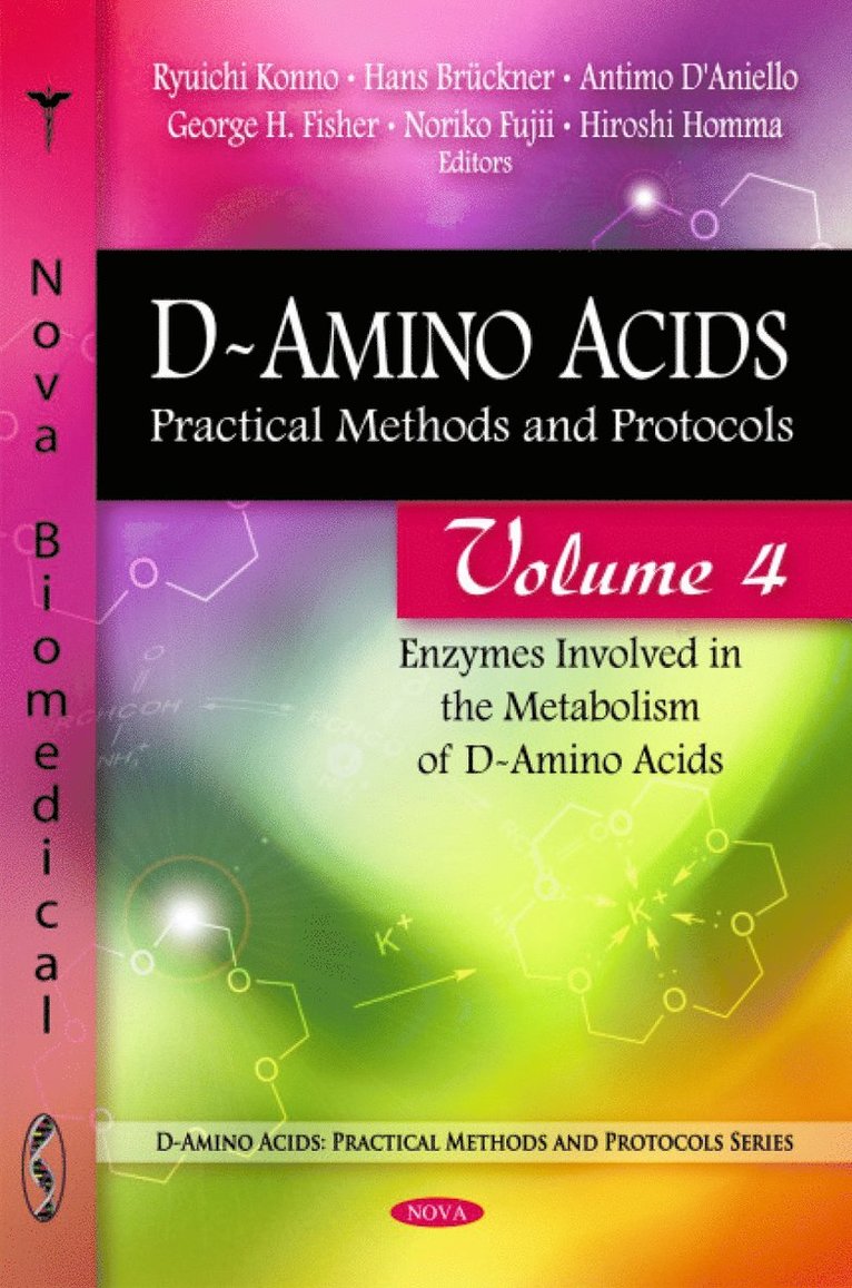 Ryuichi Konno, Hans Brückner, Antimo D'Aniello, George H Fisher, Noriko Fujii, Hiroshi Homma, Hans Bruckner - D-Amino Acids, Inbunden