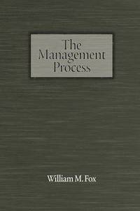 bokomslag The Management Process