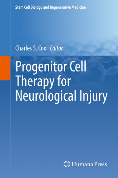 bokomslag Progenitor Cell Therapy for Neurological Injury