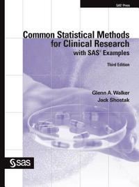 bokomslag Common Statistical Methods for Clinical Research with SAS Examples, Third Edition