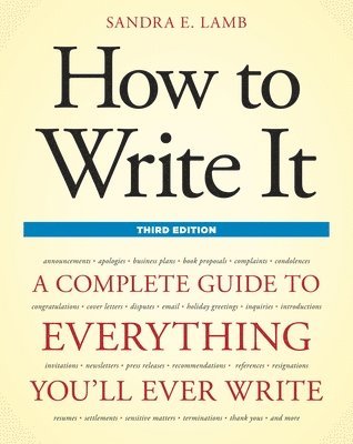 bokomslag How to Write it