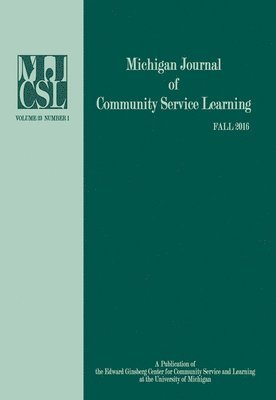 Michigan Journal of Community Service Learning 1