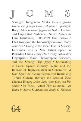 bokomslag Journal of Cinema and Media Studies, vol. 64, no. 2