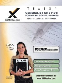 bokomslag TExES Generalist Ec-6 191 Social Studies Boost Edition