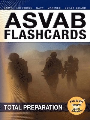 bokomslag ASVAB Armed Services Vocational Aptitude Battery Flashcards