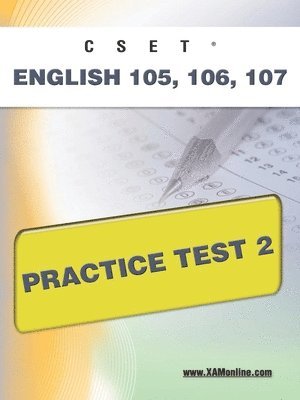 bokomslag Cset English 105, 106 Practice Test 2