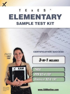 bokomslag TExES Elementary Sample Test Kit: Thea, Ppr Ec-4 100, Generalist Ec-6 191 Teacher Certification Study Guide