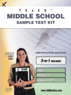 bokomslag TExES Middle School Sample Test Kit: Thea, Ppr Ec-12, Generalist 4-8 Teacher Certification Study Guide