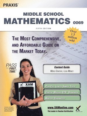 bokomslag Praxis II Middle School Mathematics 0069 Teacher Certification Study Guide Test Prep