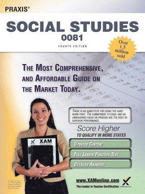 bokomslag Praxis Social Studies 0081 Teacher Certification Study Guide Test Prep