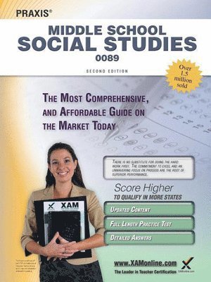 bokomslag Praxis Middle School Social Studies 0089 Teacher Certification Study Guide Test Prep