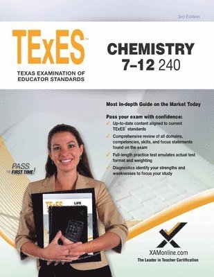 bokomslag TExES Chemistry 7-12 240 Teacher Certification Study Guide Test Prep