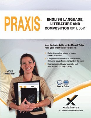 bokomslag Praxis English Language, Literature and Composition 0041, 5041 Book and Online