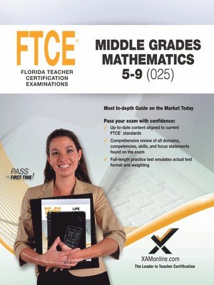 bokomslag 2017 FTCE Middle Grades Math 5-9 (025)