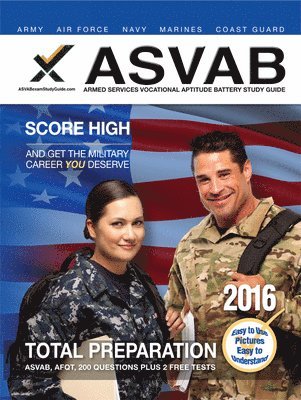 bokomslag ASVAB Armed Services Vocational Aptitude Battery Study Guide 2016