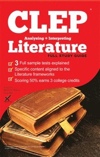 bokomslag CLEP Analyzing and Interpreting Literature 2017