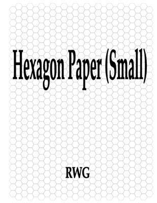 Rwg, RWG - Hexagon Paper (Small), Häftad
