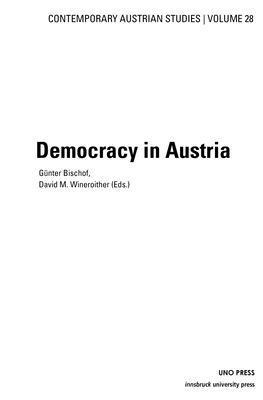 Günter Bischof, David M. Wineroither - Democracy in Austria, Häftad