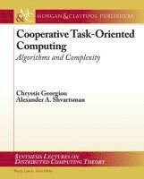 Chryssis Georgiou, Alexander Shvartsman - Cooperative Task-Oriented Computing, Häftad