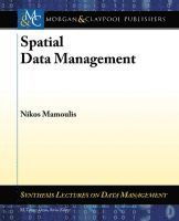 Nikos Mamoulis - Spatial Data Management, Häftad