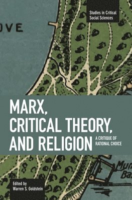 bokomslag Marx, Critical Theory And Religion: A Critique Of Rational Choice