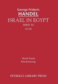 bokomslag Israel in Egypt, HWV 54
