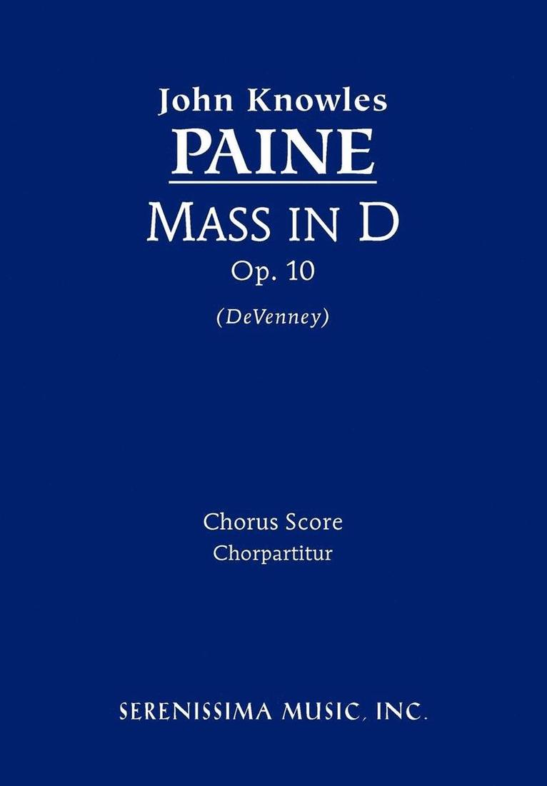 Mass in D, Op. 10 - Chorus Score 1