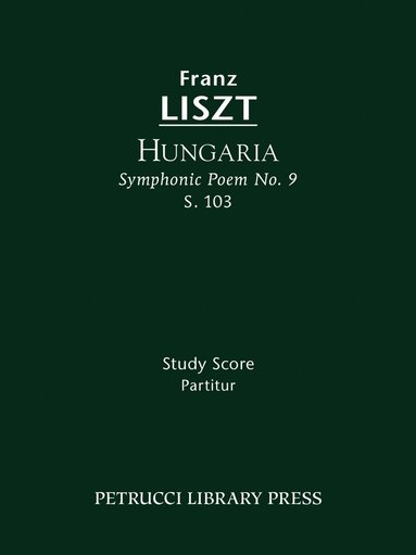 Franz Liszt, Otto Taubmann - Hungaria, S.103, Häftad