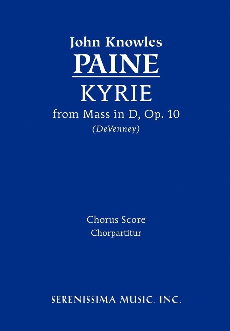 Kyrie from Mass in D, Op.10 1