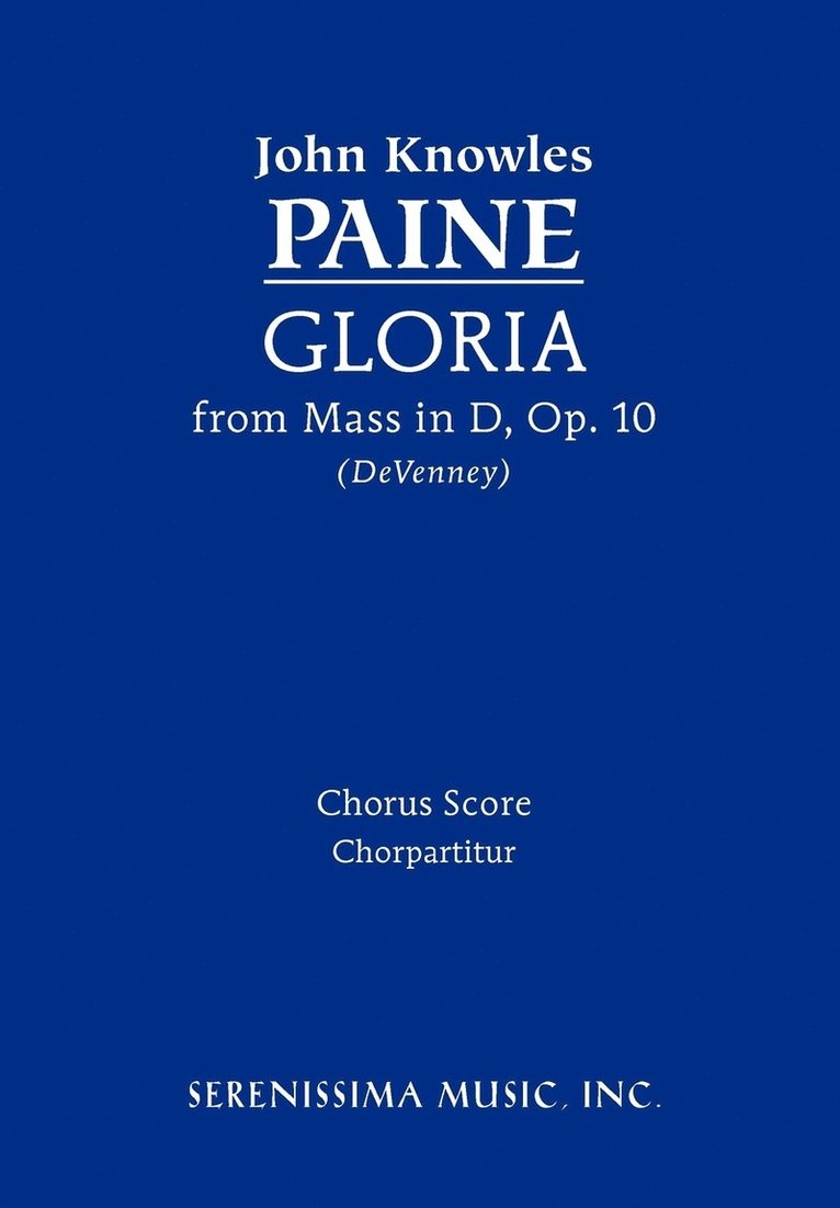 Gloria from Mass in D, Op.10 1