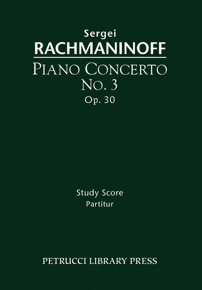 Piano Concerto No.3, Op.30 1