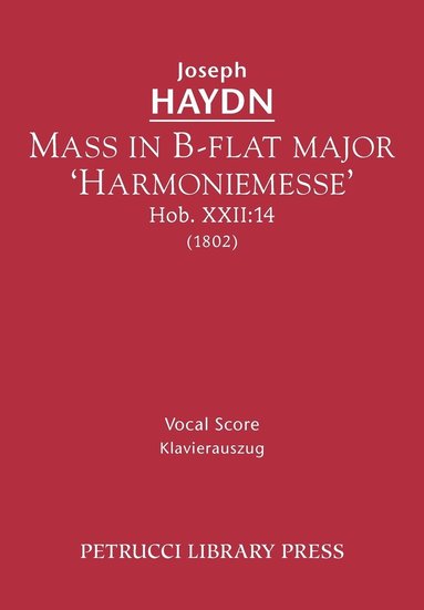 bokomslag Mass in B-flat major 'Harmoniemesse', Hob.XXII