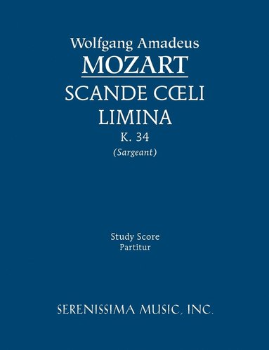 bokomslag Scande coeli limina, K.34