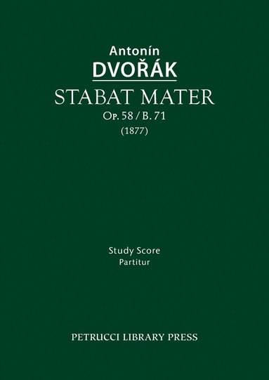 bokomslag Stabat mater, Op.58 / B.71
