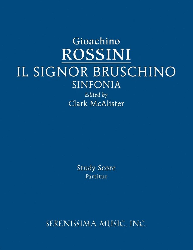 Il Signor Bruschino Sinfonia 1