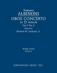 bokomslag Oboe Concerto in D minor, Op.9 No.2