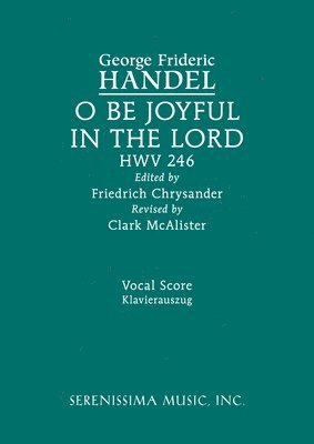 O be joyful in the Lord, HWV 246