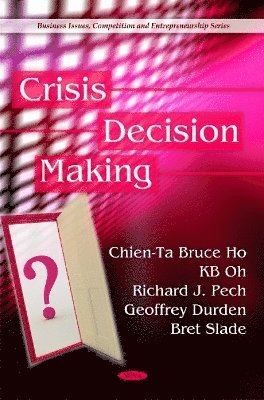 bokomslag Crisis Decision Making