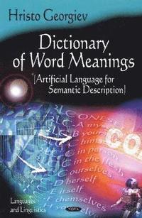 bokomslag Dictionary of Word Meanings