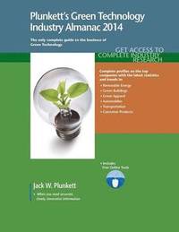 bokomslag Plunkett's Green Technology Industry Almanac 2014