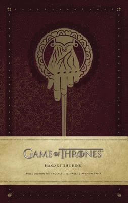 bokomslag Game of Thrones: Hand of the King Hardcover Ruled Journal