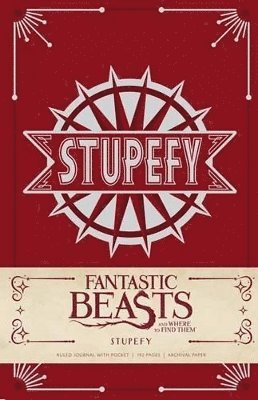 bokomslag Fantastic Beasts and Where to Find Them: Stupefy Hardcover Ruled Journal