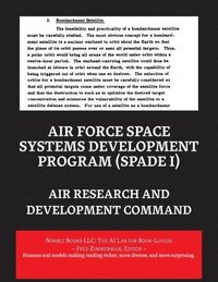 bokomslag Air Force Space Systems Development Program (SPADE I)
